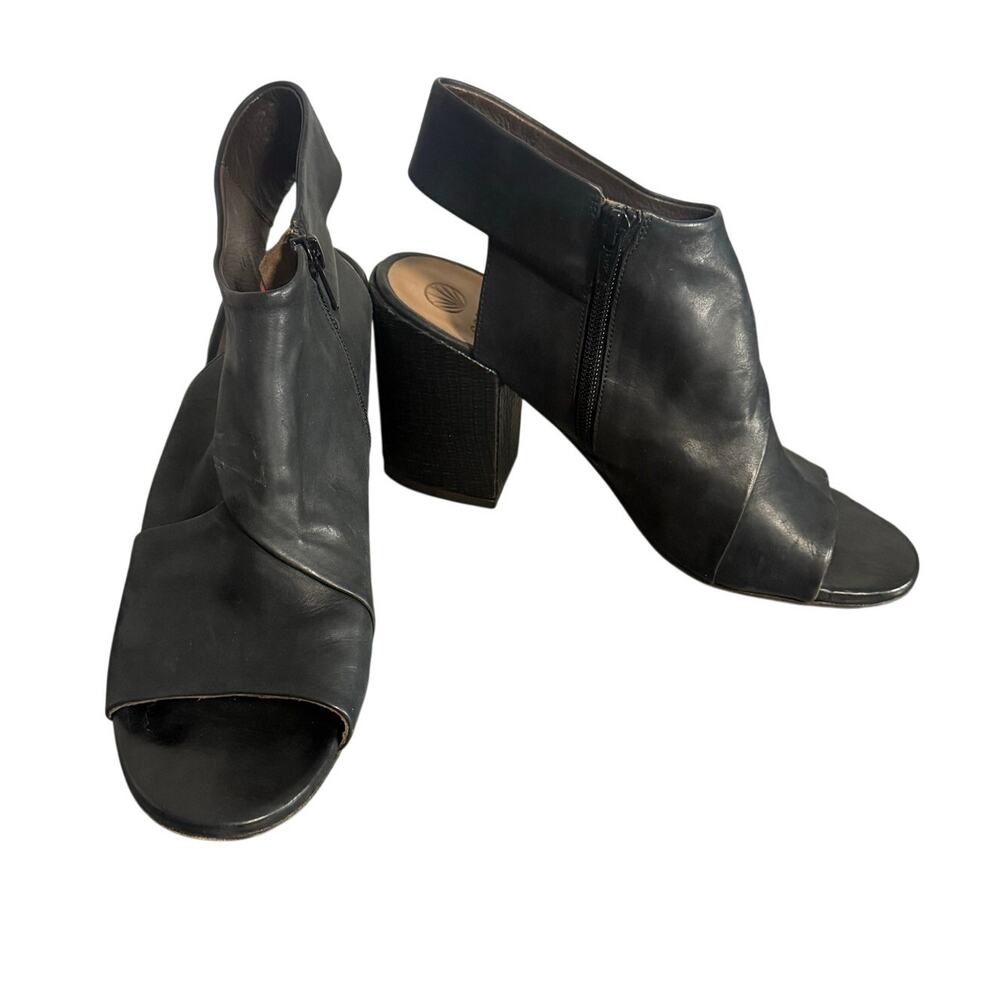 Coclico Open Toe Leather Ankle Boots Women's Size 40 / 9